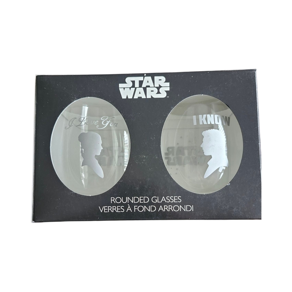 Star Wars Black Stemless Wine Glass Set